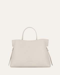 MISHI CROSSBODY BAG OFF WHITE LEATHER