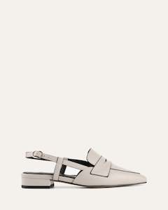 ELOISE DRESS FLATS BONE LEATHER