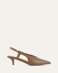 RONNIE LOW HEELS SEPIA LEATHER