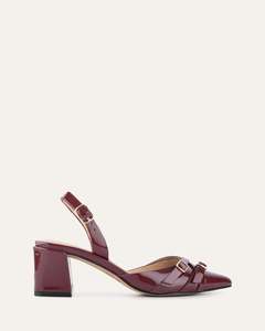 COBY LOW HEELS MULBERRY PATENT