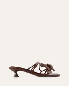 Mid Heels: BLAZE MID HEEL SANDALS PECAN LEATHER