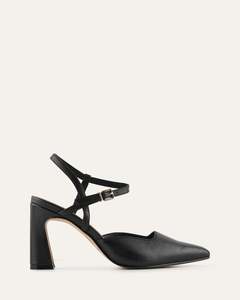 DAWN HIGH HEELS BLACK LEATHER