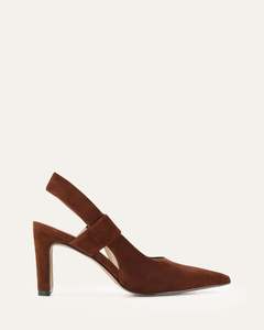SHEPARD HIGH HEELS RUSSET SUEDE