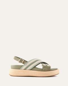 MARLEY FLAT SANDALS SAGE MULTI