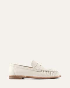 MYRTLE LOAFERS OFF WHITE LEATHER