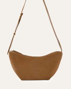 FLEET CROSSBODY BAG BISCUIT SUEDE