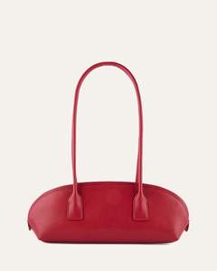 RUSTY SHOULDER BAG RUBY RED LEATHER