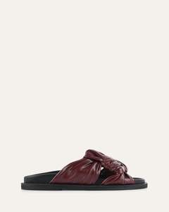 Ss26 Element: OLLIE FLAT SANDALS MULBERRY LEATHER