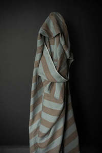 Linen: Townhouse Stripe Linen - NZ$20 per 1/4m