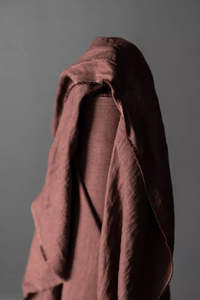 Linen: 185 Linen Oxblood - NZ$14 per 1/4Mtr