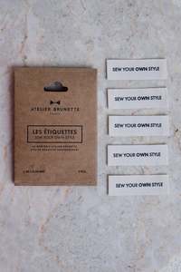 Cotton: Sew in labels - Sew your own style