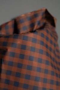 Oilskin: Dwelling Gingham Oilskin. 1/4 Metre. NZ$17.25