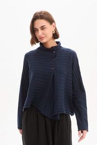 Tirelli Joosh: Cowl Neck Button knit