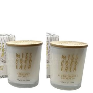 Products: 300g Coconut Wax Jar Candle- Blood Orange & Grapefruit or Fresh Orchid