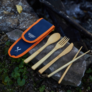Products: Travel Bamboo Cutlery Set