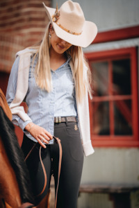 Frontpage: 'Chanel' Black High Waisted Full Seat Breeches