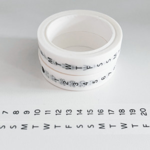 Washi Tape: Vertical Habit Builder | Thin Washi Tape Pack