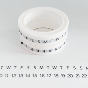 Washi Tape: Horizontal Habit Builder | Thin Washi Tape Pack
