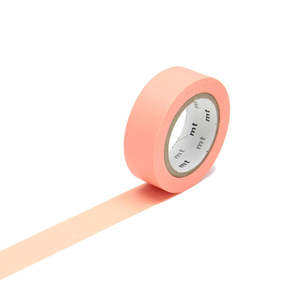 Washi Tape: Salmon Pink | MT Medium Washi Tape
