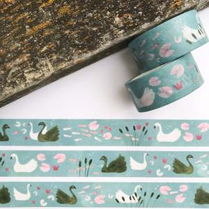 Washi Tape: Pond In Blue | Medium Washi Tape