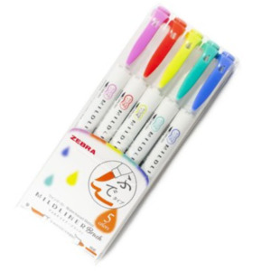 Zebra Mildliners Brush Pens | Orange