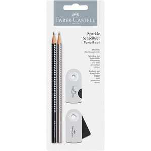 Faber Castell: Faber-Castell Sparkle Pencil Set | Black & Silver