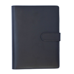 Loose Leaf: Loose Leaf 6-ring Binder A5 Planner Cover | Satin Black
