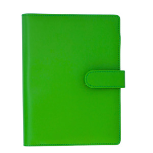 Loose Leaf 6-ring Binder A5 Planner Cover | Kelly Green