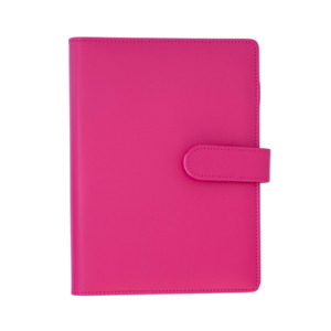 Loose Leaf 6-ring Binder A5 Planner Cover | Barbie Pink