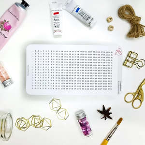 Rose K Paper Co Planner Stickers | Horizontal Date Strips