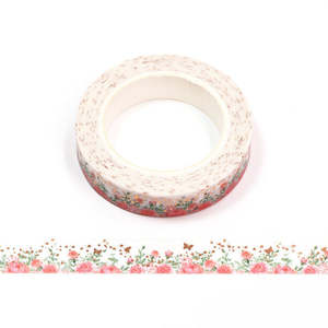 Picture Washi Tape: Enchanting Garden | Thin Washi Tape