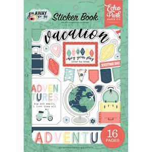 Decorative Stickers: Away We Go | Echo Park Planner Sticker Book