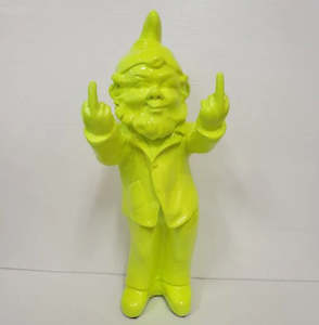 Products: Cheeky Gnome Statue - Green  - Double F* You