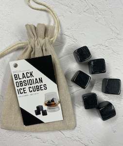 Ice Cubes - Black Obsidian