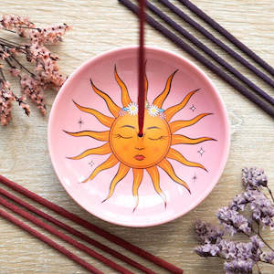 Crystals: Incense Holder & Trinket Dish - The Sun Celestial