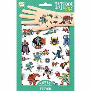 Cheeky Gifts: Tattoos - Heroes vs Villains