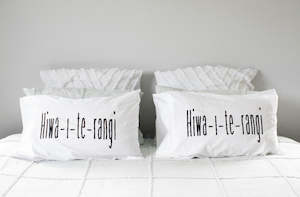 Self Care: Pillow Case - Single - Hiwa-I-Te-Rangi (The Māori Wishing Star)