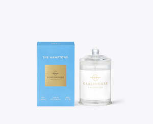 Candles Glasshouse: Candle - GH - The Hamptons (Teak & Petitgrain) - 60gm