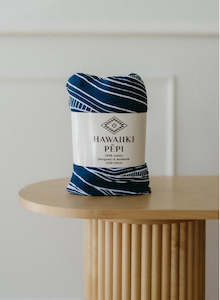 Wraps: Pēpi Muslin Wrap - Blue - Hawaiiki Pēpi