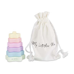 My Little Me: Silicone Stacking Star - Pastels