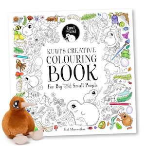 Kuwi The Kiwi: Colouring Book - Kuwi's Creative