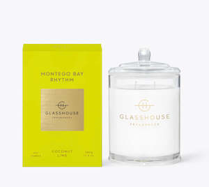 Candles Glasshouse: Candle - GH - Montego Bay Rhythm (Coconut Lime) - 380g
