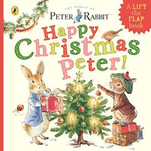 Baby: Book - Peter Rabbit Happy Christmas Peter Flap Book