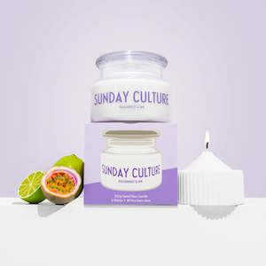 Sand Wax Candle - Passionfruit & Lime - Sunday Culture NO BOX