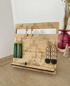 Earring Stand - Tukutuku - Small