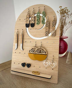 Jewellery 1: Earring Stand - Koru - Large