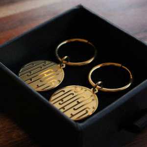 Jewellery 1: Puna Drop Earrings - Gold - Waihonga