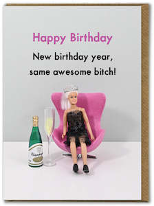 Greeting Card - New Birthday Year