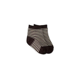 Jamie Kay: Socks - Brown Stripe - Jamie Kay - NB