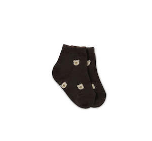 Socks - Brown Bear - Jamie Kay - NB
